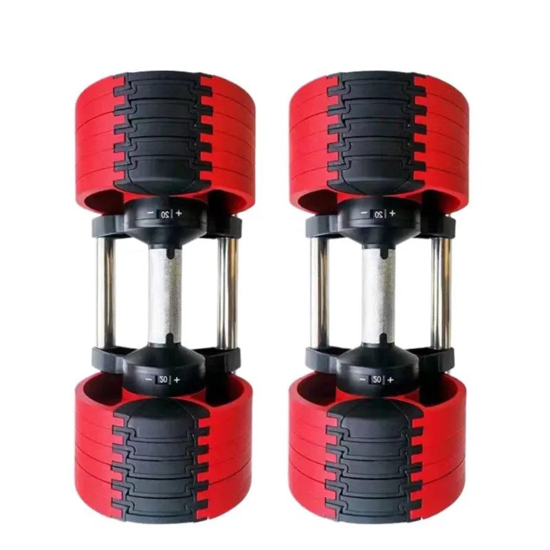 32KG Adjustable Dumbbell – Quick Weight Change in 2KG Increments for Home Strength Training