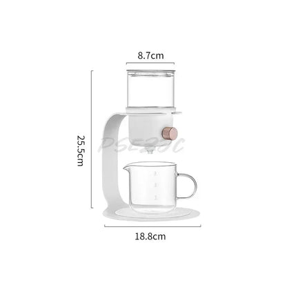 Household Glass Teapot – Drip Filter Ice Drop Cold Extraction Coffee & Tea Pot