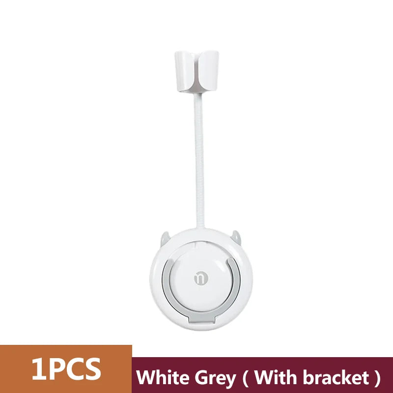 Wall-Mounted Hands-Free Hair Dryer Holder with 360° Adjustment