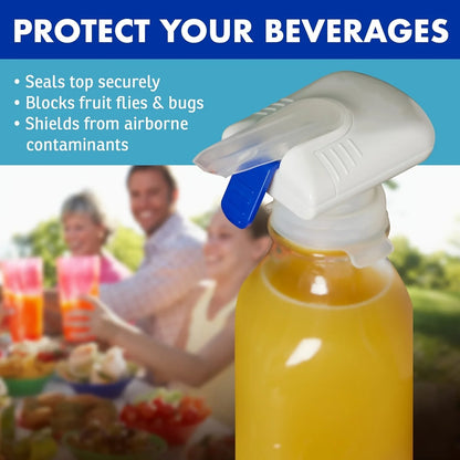 Hands-Free Beverage Dispenser for Refrigerators with Auto Straw